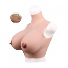 Bust Silicone Breasts High Neck Cup 90B Bust Silicone Breasts High Neck Cup 90B