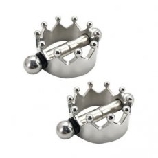 Crown Metal Nipple Clamps 33698 M4M Crown Metal Nipple Clamps