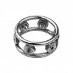 Metal cockring with Spikes S 33 mm Metal cockring with Spikes S 33 mm