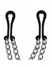 Nipple clamps plastic with double chain