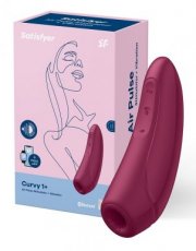 Satisfyer Curvy 1+ Rose Red / incl. Bluetooth and Satisfyer Curvy 1+ Rose Red / incl. Bluetooth and App