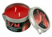 S/M Candle in a Tin Red S/M Candle in a Tin Red